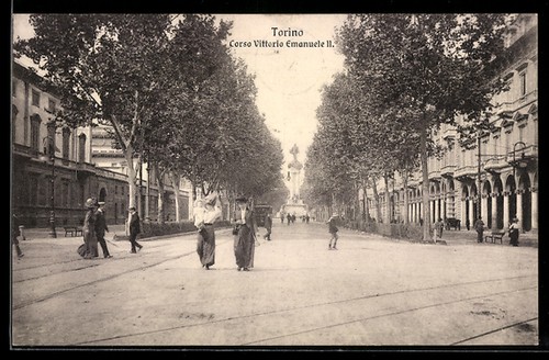 Cartolina torino corso - torino,,