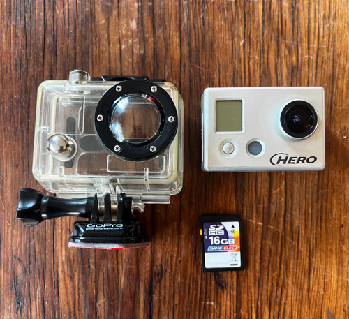 Action camera gopro hero - camera,