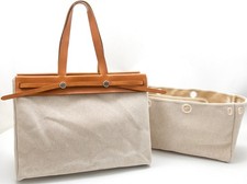 HERMES HERBAG CABAS BORSA TOILE H VALIGETTA VALIGETTA BORSA A TRACOLLA LUSSO