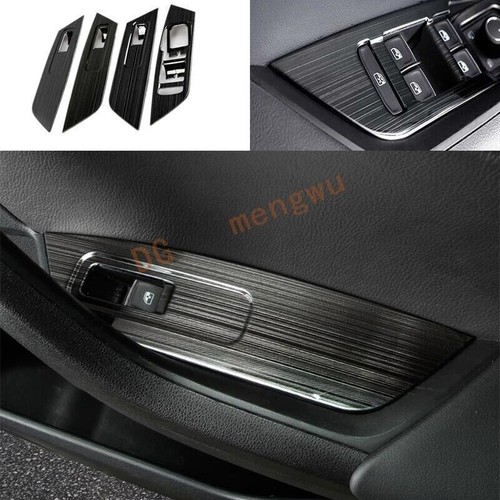 4pcs trim black steel window - steel,