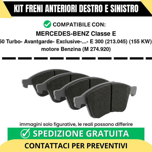 Pastiglie freno anteriori per - pastiglie,