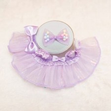 Baby Hair Clip Gauze Skirt Set