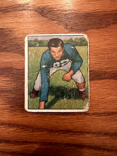 Carta calcio 1950 - bowman, leon