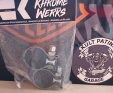 KHROME WERKS 1860-0667 203030 Morsetti per silenziatore in acciaio inox - 1,25"