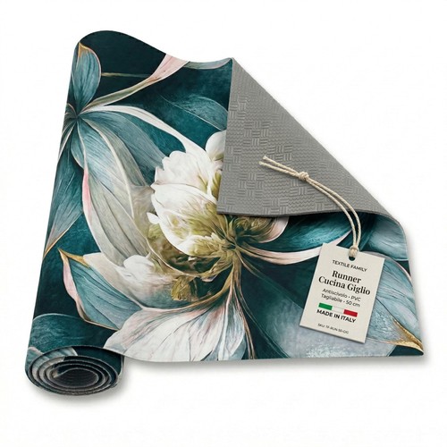 Tappeto cucina runner gigli - tappeto,