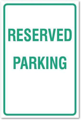 Parcheggio riservato insegna - parcheggio, riservato,