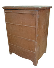 Antico Comodino Commode Luigi XV Neoclassico 700 Piemonte Laccato da Restaurare