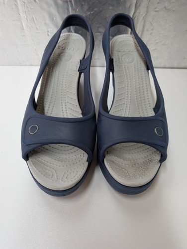 Sandali con zeppa - crocs, havana