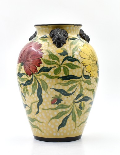 Vaso ceramica italiana decoro - vaso,