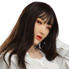 Maschera femminile in silicone