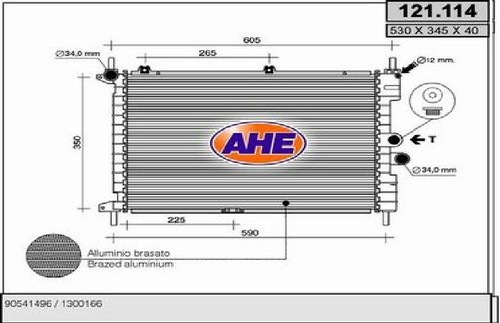 121 114 ahe - ahe, radiatore