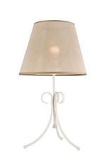 Lampada da tavolo beige bianco