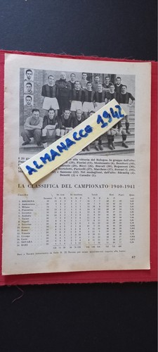 Bologna scudetto 1940 - bologna, 1940/41