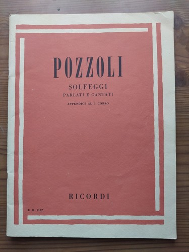 Pozzoli solfeggi parlati - solfeggi,
