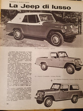 JEEP JEEPSTER COMMANDO - VECCHIA PUBBLICITA' ADVERT - 92e