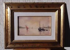 "Laguna di Venezia" 2007 15,5 x 25,5 olio su compensato di Devincenzi Giancarlo