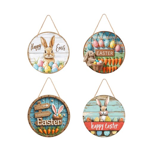 Cartello pasquale legno - in, per