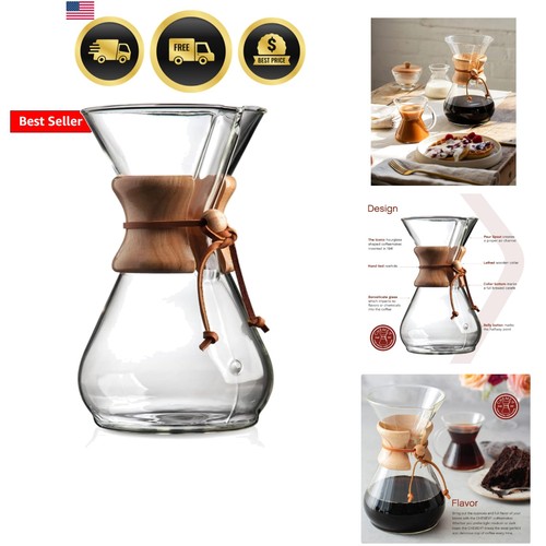 Caffettiera vetro versato - vetro,