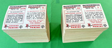 FIGURINE SUPER CALCIATORI DOPPIE PANINI 1975/76 1975 1976 NUOVE DA BUSTINA