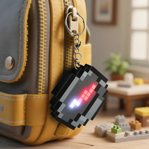Portachiavi bussola led - portachiavi,