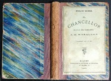 IL CHANCELLOR VERNE JULES TIPOGRAFIA EDITRICE LOMBARDA 1875  RILEGATO