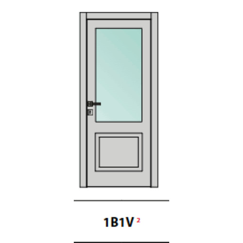 Porta battente modello 1b1v - porta,