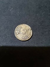 moneta rara 20 centesimi 1999 espana cervantes basso prezzo poco rovinata