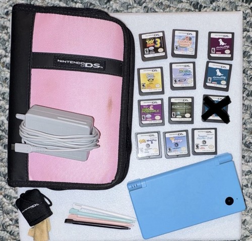 Nintendo dsi blue console with - dsi,