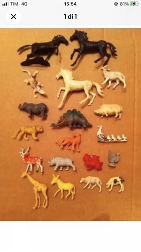 Animali giocattolo plastica - giocattolo, in