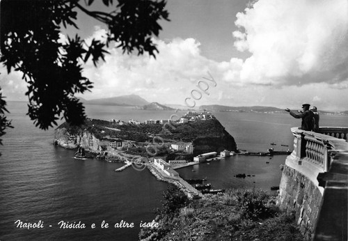 Cartolina napoli nisida e - napoli,