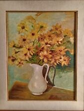 SCUOLA ITALIANA XX QUADRO DIPINTO AD OLIO SU TELA NON FIRMATO VASO FIORI ANNI 20