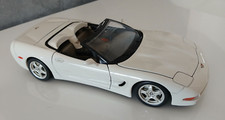 Modellino Auto 1:18 Chevrolet Corvette Cs 1997 Burago Rara Bianca