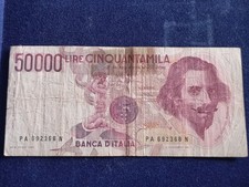 Banconota 50000 Lire Italia