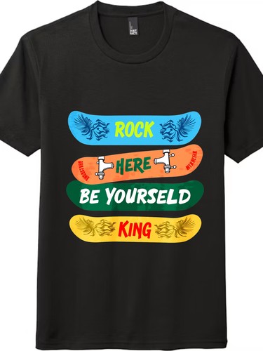 Shirt skateboard rock - skateboard,