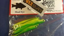 Esca siliconica SKINNY BEAR Drop Shot Worm CI - gomma shad finesse spinning BASS