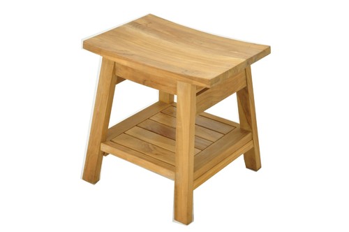 Grade teak wood roma shower - grade-a,