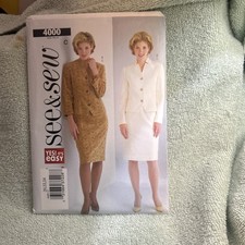 Gonna giacca Butterick modello