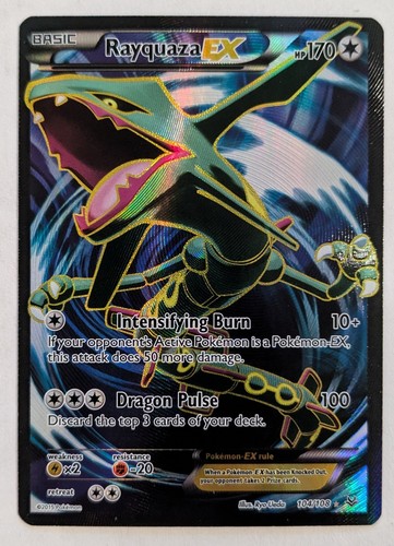 Carta pokemon rayquaza full - ex,