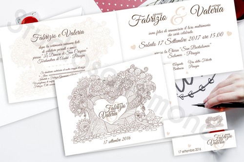 Partecipazioni nozze wedding - partecipazioni,