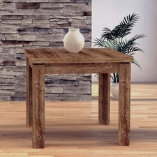 TAVOLO QUADRATO ALLUNGABILE LIBRO CM 80 90 100 LEGNO PRANZO RODI QUERCIA ROCHELL