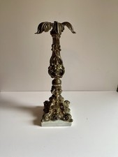 Antica base in marmo/ottone