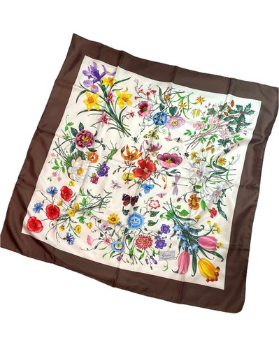Sciarpa gucci flora seta - gucci,