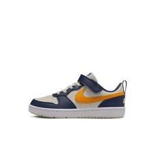 Nike Court Borough scarpe strappo bambini bianco blu arancio tennis  dv5457 126