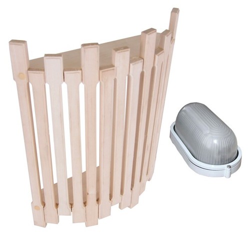 Set lampada sauna angolo