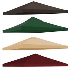 Gazebo a baldacchino 10'x10' ricambio impermeabile UV parasole patio tenda da sole copertura