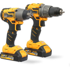 Kit di trapano e avvitatore ad impulsi BRUSHLESS borsa batterie e caricabatterie