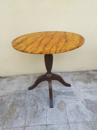 Vintage antico tavolino ovale - antico,