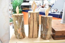 Wooden Candle Strain 3 Pieces