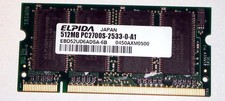512 MB DDR-RAM 200 pin SO-DIMM