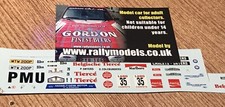 1/43 decals Trofeu Ford Escort